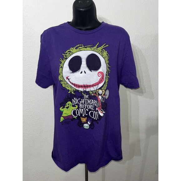 The Nightmare Before Comic Con T Shirt Men Large L Christmas - Picture 1 of 6